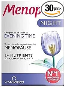 Vitabiotics Menopace Night Tablets 30 Capsules