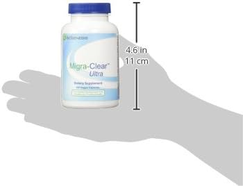 Biogenesis Ultra Migra-Clear Veg Capsules, 120 Count : Health & Household