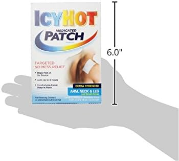 Icy Hot Topical Analgesic Small Patch (Arm, Neck & Leg) 5 ct : Health & Household