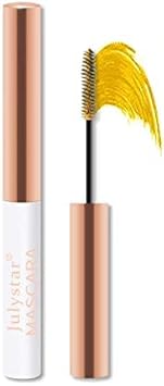 Julystar Colorful Mascara Primer Waterproof, Anti Sweat, Non Dizzy, Dyeing, Long Curling, Thick White Eye Black (07#)