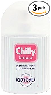 Chilly Delicate Feminine Wash 200ml (Pack of 3) : Health & Household