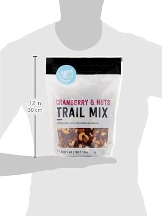 Amazon Brand - Happy Belly Cranberry & Nuts Trail Mix, 2.5 Pound (Pack Of 1)