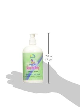 Rainbow Research Body Lotion Herbal Baby, Unscented, 16 Fluid Ounce