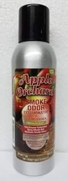 Smoke Odor Exterminator 198 gm/ 7 oz Large Spray Apple Orchard. : Health & Household