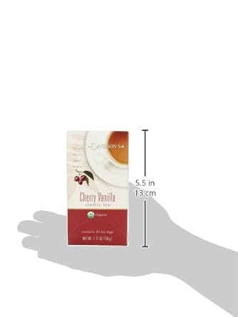 Davidson'S Organics, Cherry Vanilla, 25-Count Tea Bags, Pack Of 6