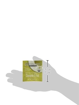 Davidson's Organics, Chamomile & Fruit, 100-count Individually Wrapped Tea Bags : Herbal Teas : Grocery & Gourmet Food