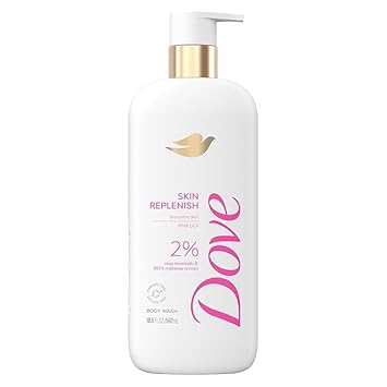 Dove Exfoliating Body Wash Melanin Even Tone Promotes Even Skin Tone 5% Pro-Ceramide Serum With Bha 18.5 Oz