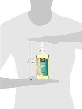 Better Life Dish Soap, All Natural, Lemon Mint, 22 Ounces (Pack of 2) : Health & Household