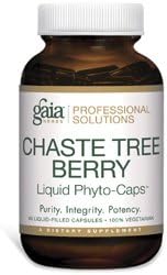Gaia Herbs Pro Chaste Tree Berry - Herbal Supplements for Menstrual & Menopause Support - Supports Hormone Balance for Women - with Chaste Tree - 60 Vegan Liquid Phyto-Capsules (30 Servings) : Health & Household
