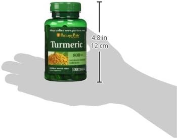 Puritan's Pride Turmeric 800 mg 100 Capsules (2 Pack)
