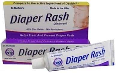 Diaper Rash Ointment Generic for Desitin 40% Zinc Oxide 2 oz 3 PACK