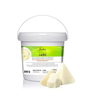 100% Pure Grass Fed Lard-Food Grade- 4 Lbs