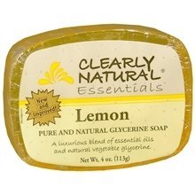 Clearly Natural Glycerine Soap Bar Lemon - 4 Oz, 4 Pack (Image May Vary) : Bath Soaps : Beauty & Personal Care