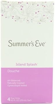 Summer'S Eve Feminine Douche, Island Splash, 4 Ct. 4.5 Oz. (Pack Of 3)