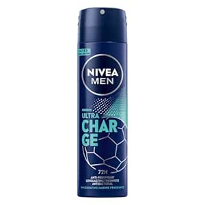 Nivea Men Ultra Charge Deodorant Anti-Perspirant 72H Spray Limited Edition 150 Ml