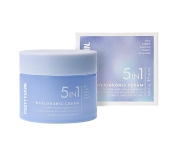 Prettyskin Daily 5-In-1 Daily Face Cream (Hyaluronic) : Beauty & Personal Care