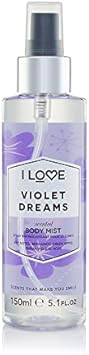 I Love Signature Violet Dreams Scented Body Mist, Formulated With Natural Fruit Extracts Which Offer A Burst Of Fragrance, Vegan-Friendly - 150Ml