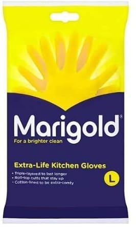 Marigold 2 X Extra Life Kitchen Gloves Large Case Of 6