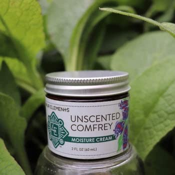 Unscented Comfrey Moisture Cream, Deeply Moisturize And Nourish Your Skin, Certified Organic, 2 Oz