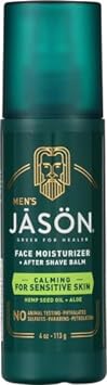 Jason Men's Calming Lotion and Aftershave Balm, 4 oz