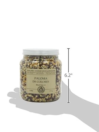 India Tree Paloma De Colores Popcorn, 3.4 Lb