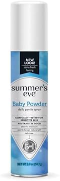 Summer'S Eve Baby Powder Freshening Deodorant Spray, 2 Oz (Pack Of 9)