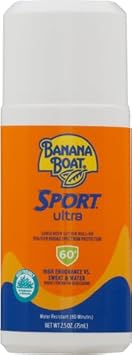 Banana Boat Sport Ultra Spf 60 Roll On Sunscreen, 2.5Oz | Sunscreen Roller, Travel Size Sunscreen, Oxybenzone Free Sunscreen, Spf 60 Sunscreen Roll On, Water Resistant Sunscreen, 2.5Oz