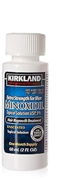 Kirkland Signature Minoxidil for Men 5% Extra Strength Hair Regrowth for Men vqzjBI, 1 Month Supply : Beauty & Personal Care