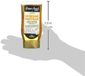 The Groovy Food Company Organic Light Amber & Mild Agave Nectar 250Ml (Pack Of 3)