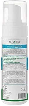 Vet's Best Waterless Dog Bath | No Rinse Dry Shampoo for Dogs | Natural Formula Refreshes Coat and Controls Odour Between Baths 150ml?3165810134