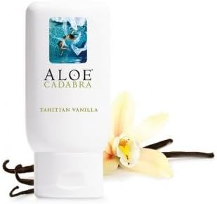 Aloe Cadabra Organic Flavored Personal Lubricant, Natural, Lube for Couples Pleasure, for Wonen & Men, Tahitian Vanilla, 2.5oz (Pack of 3) : Health & Household