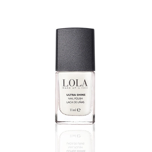 Lola Make Up Nail Polish #10 Free Formula 001 Bright White