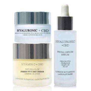 Lbl Pro-Glow Vitamin C Day Cream, Cbd Eye Cream & Serum