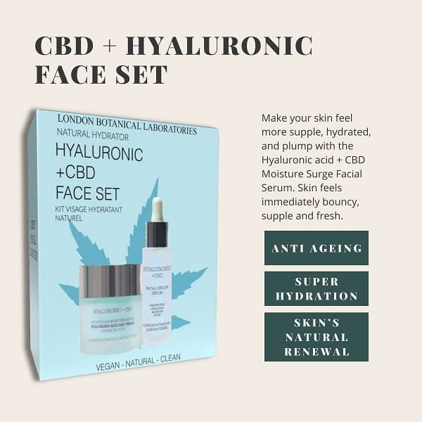 Lbl- Cbd + Hyaluronic Face Set ( Serum + Moisturiser )