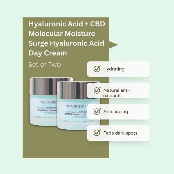 Lbl- Hyaluronic Acid + Cbd Moisture Surge Cream X2