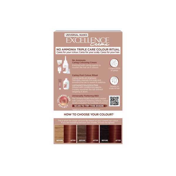 L'Oreal Paris Excellence Universal Nudes 5Ur Red