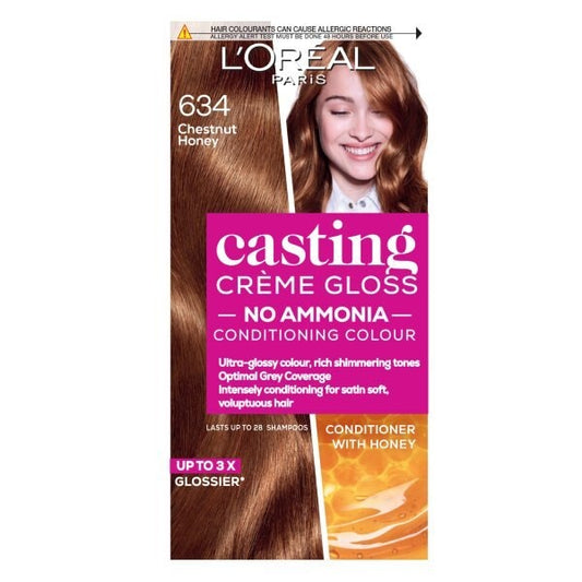 Casting Crème Gloss 634 Chestnut H Brown Semi Perm Hair Dye