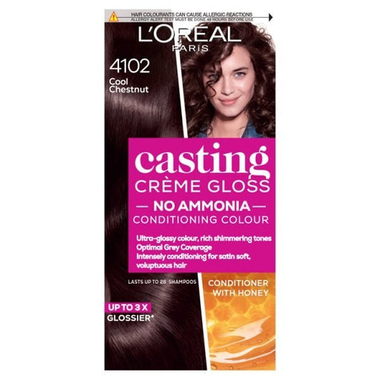 Casting Crème Gloss 410 Cool Chestnut Semi Perm Hair Dye