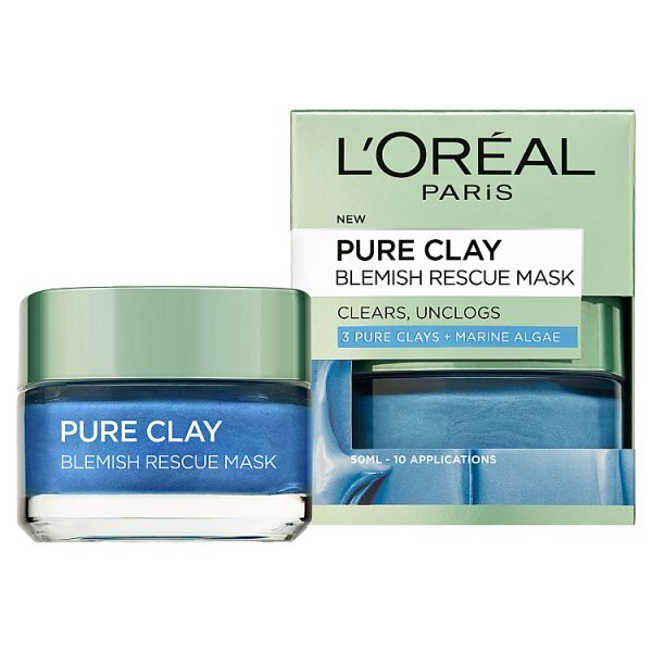 L'Oreal Paris Pure Clay Blemish Rescue Face Mask 50Ml
