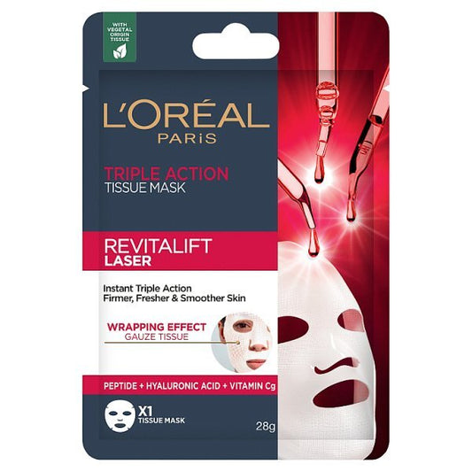 L'Oreal Paris Revitalift Laser Triple Action Tissue Mask 28G