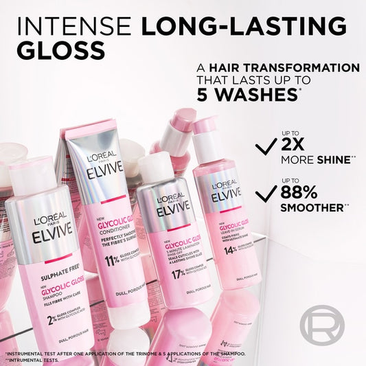 L'Oreal Elvive Glycolic Gloss Bundle