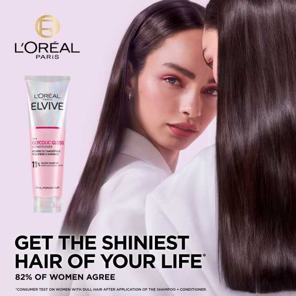 L'Oréal Paris Elvive Glycolic Gloss Conditioner 150Ml