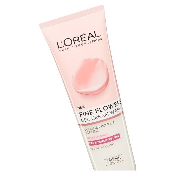 L'Oreal Paris Fine Flowers Gel-Cream Wash Sensitive 150Ml