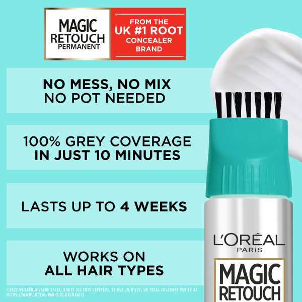 L'Oreal Magic Retouch Permanent Root Concealer, Black 2