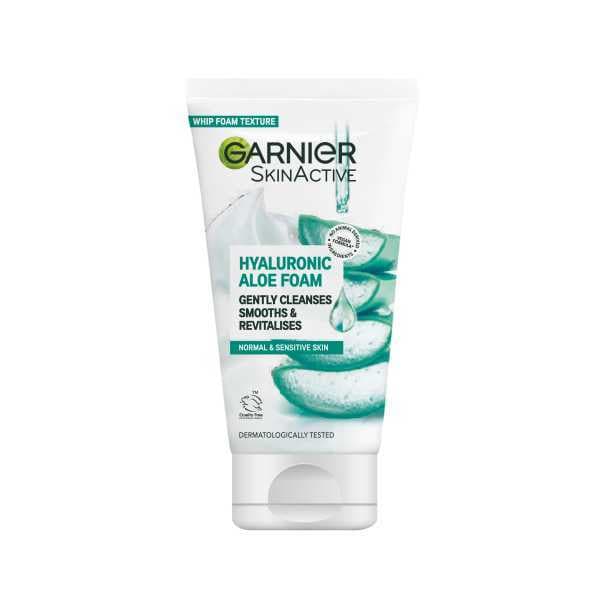 Garnier Skinactive Hyaluronic Aloe Whip Foam Cleanser 150Ml