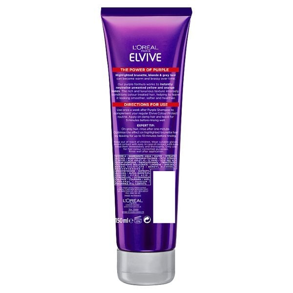 L'Oréal Paris Elvive Colour Protect Purple Conditioner 150Ml