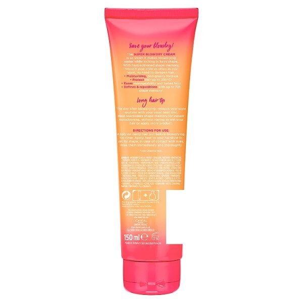 L'Oréal Paris Elvive Dream Lengths Super Blowdry Cream 150Ml