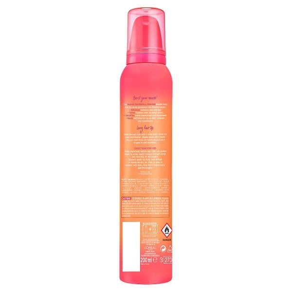 L'Oréal Paris Elvive Dream Lengths Waves Hair Mousse 200Ml