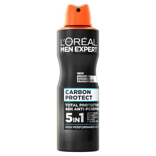 L'Oréal Men Expert Carbon Protect 5In1 Spray Deodorant 250Ml