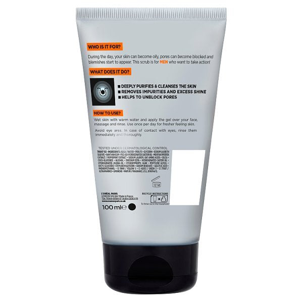 L'Oréal Men Expert Hydra Energetic Face Scrub 100Ml